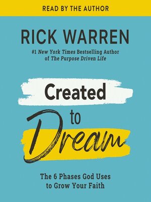 cover image of Created to Dream